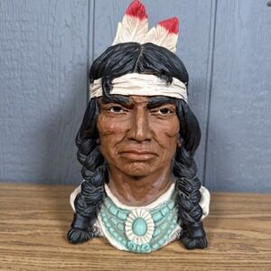 Native American Indian Statue 11in. 320 Universal Statuary Corp. Chicago IL 1966